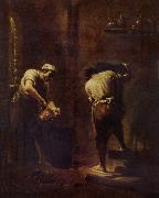 Giuseppe Maria Crespi Scene in a Cellar oil painting artist